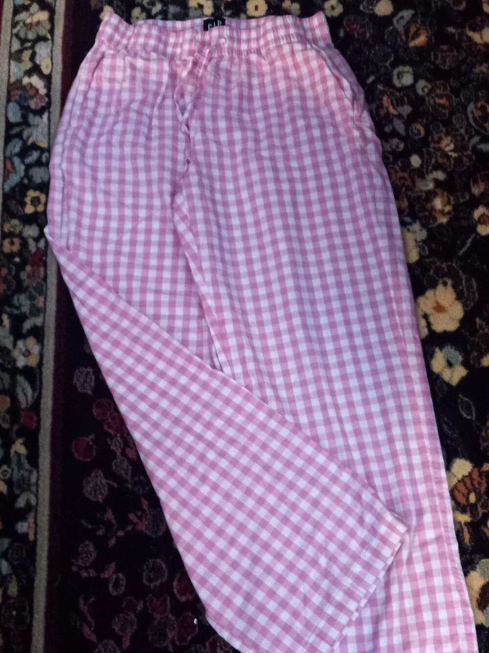 GAP Pink Gingham Women's Bottoms